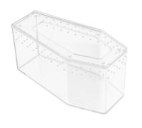 ibasenice Boîte D'élevage en Acrylique Transparente pour Reptiles, Solide et Sûre, Habitat Compact pour Serpent et Escargot, pour Bureau et Maison