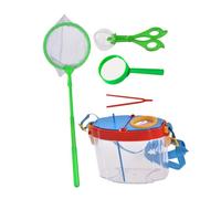ibasenice Boîte Dobservation Dinsectes pour Garçon Fille avec Loupe Kit Dexploration Extérieur Facile à Nettoyer Jeu Éducatif Nature pour Garçons et Filles
