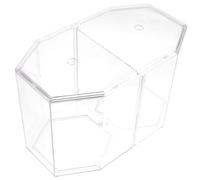 ibasenice Boîte Isolement Transparente pour Aquarium Séparateur De Poissons avec Cloison Amovible Bac Élevage pour Alevins