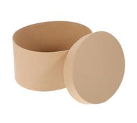ibasenice Boîte Ovale Papier Kraft pour Biscuits Boîtes Vides pour Pâtisserie Emballage Créatif et Léger pour Macarons Confiseries et DIY