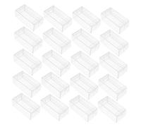 ibasenice Boîte Transparente Pour Mini-voitures Jouets 120 Pcs Présentoir De Rangement De Jouets Pvc Solide Pour Décoration Intérieure Et Projets De Bricolage