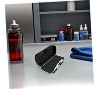 ibasenice Boîtier de Rangement Lunettes Voiture Clip Pare-soleil Noir Press-to-open Organiseur pour Lunettes de Soleil Suv Camion Intérieur Auto Élégant et Fonctionnel