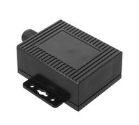ibasenice Boîtier électrique extérieur, étanche IP65, noir (2,87 x 2,2 x | Couvercle de rallonge ABS, protège la multiprise, la minuterie, la prise, la prise extérieure, les guirlandes lumineuses,