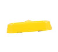 ibasenice Bol pour Chien Et Chat à Double Compartiment Design Antidérapant Bol De Nourriture Et Eau Portable Couleur Jaune