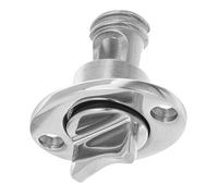ibasenice Bouchon De Drainage du Yacht Accessoires De Drain De Bateaux Marins Bouchon De Vidange Marin Ovale Bouche Acier Inoxydable