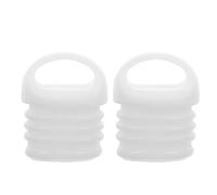 ibasenice Bouchon en Caoutchouc Blanc Étanche Facile à Installer Lot de 2 Pièces Contrôle Sortie D'eau pour Seau à Serpillière pour Accessoires de Salle