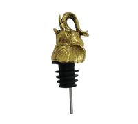 ibasenice Bouchon Léger et Créatif Verseur à Vin en Alliage de Tête D'éléphant Accessoire Décoratif Maison Fêtes pour Bouteilles de Vin