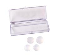 ibasenice Bouchons D'oreille Natation 2 Paires Étui de Rangement Bouchons D'oreille Sous-marins en Silicone Blanc, Lot, Étanches, du Bruit pour Adultes et Garçon et Filles