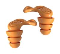 ibasenice Bouchons D'oreille pour Dormir, Bouchons D'oreilles Sommeil en Silicone Orange, Confortables et Faciles à Ranger, pour Travail et Sieste