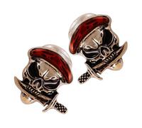 ibasenice Boucles D’oreilles Goujon Tête de Mort en Alliage de Zinc, Paire pour Femmes, Boucles D’oreilles D’halloween, Légères et Solide, Accessoire Mode Original pour Fêtes et Usage