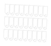 ibasenice Boucles De Fixation Métalliques Jardin pour Plantes Grimpantes, Treillis Et Serrage, Lot de 30 Clips en Fer 8mm, Support Pratique pour Vigne Et Culture Potagère