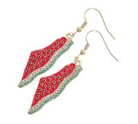 ibasenice Boucles Oreille Pastèque Pendantes Forme De Fruit Bijoux Été Légers Et Confortables Pour Femmes Et Filles