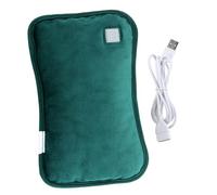 ibasenice Bouillotte Électrique Portable USB sans Eau Chauffe- et Chauffe-Ventre Chauffant Réutilisable Vert Compact pour Hiver