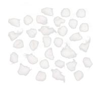 ibasenice Boules de Coton Blanches pour Dissolvant à Vernis Semi-permanent, 300 Pièces, Coton Absorbant sans Peluches ni Résidus, Retrait du Gel pour Ongles