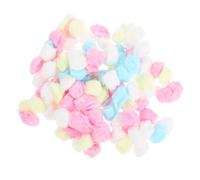 ibasenice Boules De Coton pour Hamsters Colorées Chaudes en Fibres Naturelles 300 Pièces Fournitures pour Nids d'animaux De Compagnie Hiver Petits Rongeurs