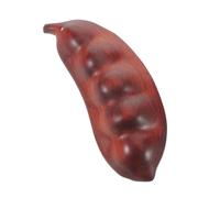 ibasenice Boules de Massage Portables en Bois Marron de Pois pour Renforcer la Main Doigts, Outil Ergonomique pour Exercices et Contemplation Calme