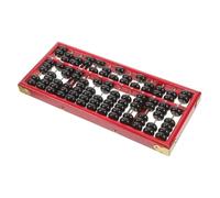 ibasenice Boulier Bois Massif Rangées Perles pour Garçon Fille Éducatif Apprentissage du Calcul Mental Outil pour Développement Cérébral et Arithmétique Pratique