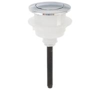 ibasenice Bouton Poussoir Facile à Démonter Argenté en Abs Simple Résistant Couleur Aléatoire pour Réservoir de Toilette Adapté pour Siège de Toilette à Domicile ou Lieux