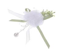 ibasenice Boutonnière Romantique Fleurs Artificielles pour Mariage Accessoires Décoratifs pour Mariée Marié Accessoire Vestimentaire
