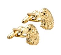 ibasenice Boutons de Manchette Homme Dorés Aigle Design Délicat pour Chemise Tuxedo Formelle Accessoires Élégants pour Mariage et Affaires