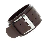ibasenice Bracelet en Cuir Homme Double Couche Vintage Brun Café, Boucle Métallique Robuste, Chaîne de Main Masculine, Accessoire Mode pour Homme, Style Urbain, Taille Ajustable