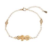 ibasenice Bracelet Feng Shui Doré Ajustable en Alliage, Amulette Pi Yao Amulette, Unisexe, Symbole de Richesse et Protection, Usage Quotidien et Occasions Spéciales, Taille Plusieurs styles