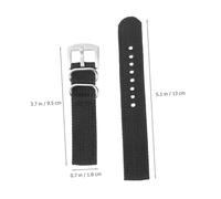 ibasenice Bracelet Montre Homme Toile Imperméable Style Business Remplacement Confortable et Facile à Changer Bandoulière Mode pour Montres Analogiques Couleur Aléatoire Couleur Aléatoire