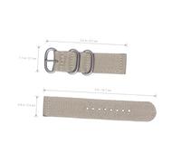 ibasenice Bracelet Montre Nylon Résistant sans Odeur avec Boucle Inox pour Homme et Femme Confortable et Compatible pour Sport Natation Plongée Escalade Remplacement Chic