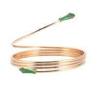 ibasenice Bracelet Serpent Doré Réglable pour Femme Manchette Bras Minimaliste Accessoire Charme Mode pour Fêtes et Usage Quotidien