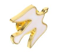 ibasenice Broche Blanche En Émail, Épingle à Revers Pour Cérémonie De Baptême Et Communion, Accessoire Chrétien Pour Célébrations Et Présents