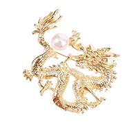 ibasenice Broche Dragon Chinoise Épingle Décorative pour Veste et Costume Accessoire Unisexe Élégant et Original
