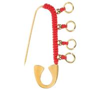 ibasenice Broche Épingle de Sûreté Laiton Doré Décorative Épingle Nourrice pour Vêtements Garçon Fille Accessoire Pratique et Sûr pour Écharpe et Vêtement pour Cadeaux Naissance et