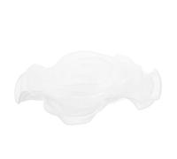 ibasenice Broche Fleur Blanche en Organza 27 Cm, Épingle de Revers Mariage, Bijou Femme pour Robe de Bal et Événements Formels, Accessoire Élégant et Grand Format pour Fêtes et Cérémonies