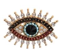 ibasenice Broche Œil de Diable en Alliage Cristal, Broche Décorative pour Foulard et Manteau, Épingle Portable pour Femme, Accessoire Mode, Bijou Foulard Compact et Éclatant