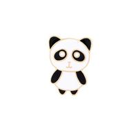 ibasenice Broches Créatives Panda Et Pingouin Lot De 3 Broches De Poitrine Accessoires Costume Décoratifs Présent Petit Pour Fête Et Banquet Noir Et Blanc