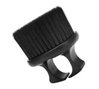 ibasenice Brosse à Barbe à Poils Naturels, Brosse de Nettoyage pour Hommes, Taille Compacte Noire à Phalanges, pour Barbe, Moustache et Coiffure Quotidienne