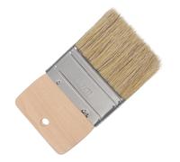 ibasenice Brosse à Sable Naturelle Poils de Porc Manche Ergonomique Brosse de Nettoyage Douce pour Plage et Meubles