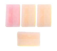 ibasenice Brosse Éponge Sensorielle pour Bébé 4pcs, Forme Facile à Tenir, Effet Massage Relaxant, Bain et L'hygiène des -nés et Garçon et Filles Couleur Aléatoire