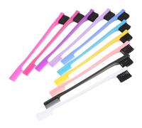 ibasenice Brosses à Sourcils Peigne Intégré Lot de 10 en ABS Double Tête Multi-usages Précise des Sourcils Couleur Aléatoire pour Maquillage et Coiffure