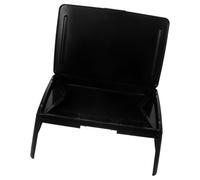 ibasenice Bureau Pliant de Genoux Noir en Plastique Rangement | Structure Stable et Portable, Usage Maison ou Mobile, Compartiments Intégrés pour Organiser Vos Affaires