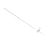 ibasenice Burette chimie verre 50cm résistante à la corrosion 1pc pour outils de laboratoire et expériences en collège