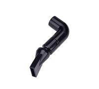 ibasenice Buse à Bec de Canard pour Pompe D'aquarium, Plastique Noir, Diamètre Intérieur 6mm Extérieur 8mm, Joint Rotatif 360 Degrés, Direction de l'eau Réglable, Accessoire pour Aquarium