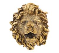 ibasenice Buse Fontaine Murale Tête de Lion Résine pour Jardin Extérieur Fontaine Eau Décorative Facile à Installer pour Bassin et Patio