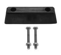 ibasenice Butoir Caoutchouc pour Remorques Camions Absorption Chocs Installation Facile Protection Arrière Solide