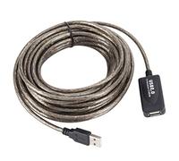ibasenice Câble D'extension USB 2.0 Haute Vitesse en Cuivre et PVC Noir, Rallonge pour Prolonger Le Lien de Webcam et Ordinateur Jusqu'à 10 Mètres
