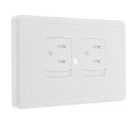 ibasenice Cache Électrique Sécurisé Pour Couvercle De Pour Murales Américaines Installation Facile Et Entretien Pratique Couvercle Étanche Et Élégant Pour Sécurité