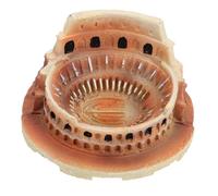 ibasenice Cachette pour Reptiles Et Bol Eau pour Tortues Serpents Et Lézards Design Amphithéâtre Romain Intérieur Spacieux Facile à Nettoyer pour Terrarium