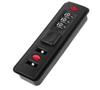 ibasenice Cadenas pour Valise en Plastique Noir Sécurité Fiable et Design Élégant, Quincaillerie pour Bagages pour Voyages et Protections Anti-vol