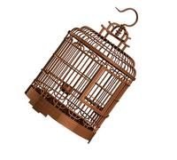 ibasenice Cage à Oiseaux Vintage Plastique Suspendue Transportable pour Perroquets Inséparables Pinsons Pratique pour Voyage Activités Extérieures