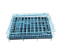 ibasenice Cage pour Chat Et Lapin Portable en Fil De Fer Plateau Cage De Transport Pliable 26x32x35cm pour Animaux Domestiques Et Aérée pour Transport Et Élevage d'animaux